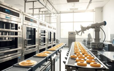 Technologieeinsatz in modernen Backbetrieben