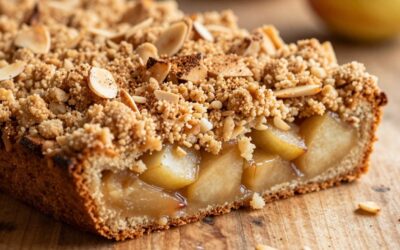 Apfel-Streuselkuchen mit Zimt und Mandeln